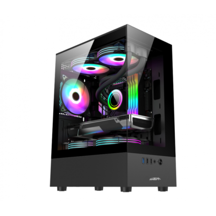 GABINETE SENTEY H10 BLACK 6100-SF S/FUENTE