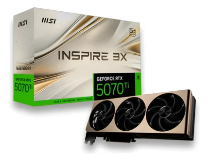 RTX 5070 TI MSI INSPIRE 3X OC 16GB