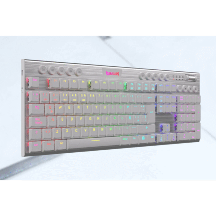 TECLADO REDRAGON HORUS K618W-RGB WHITE WIRELESS GA