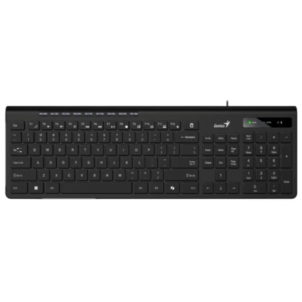 TECLADO GENIUS SLIMSTAR 230II BLACK USB WIRED