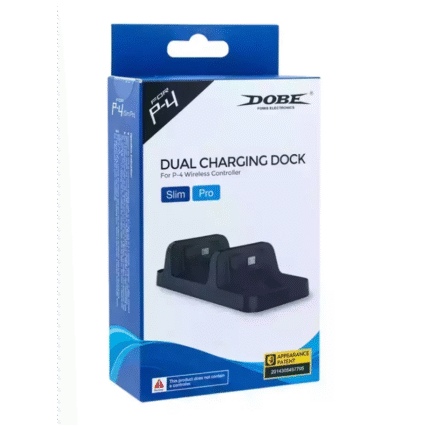 BASE CARGADOR DOBLE JOYSTICK PS4 TP4-002/JLG-A4570