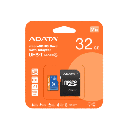 MICRO SD 32.00 GB ADATA 2 EN 1 CLASE 10 UHS-I