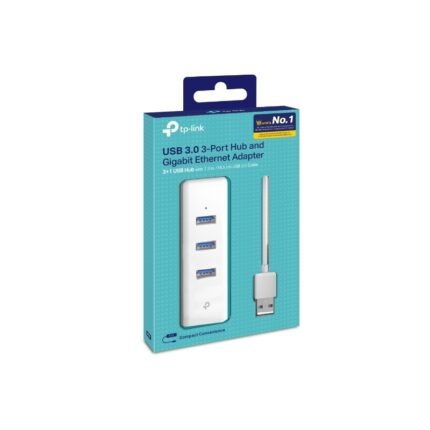 ADAPTADOR TP-LINK UE330 USB 3.0 A ETHERNET + 3USB
