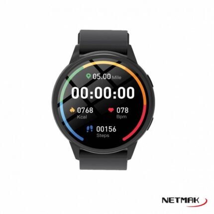 SMARTWATCH NETMAK NM-LEVEL BLACK BT