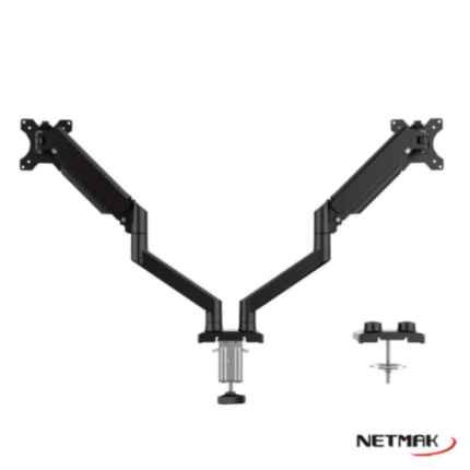 SOPORTE MONITOR NETMAK NM-ST33 10" A 30" DOBLE/100