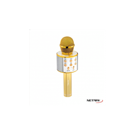 MICROFONO NETMAK NM-MC20 KARAOKE/BLUETOOTH/RECAR