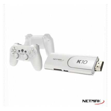 MINI CONSOLA JUEGOS NETMAK NM-K10 WHITE STICK HD