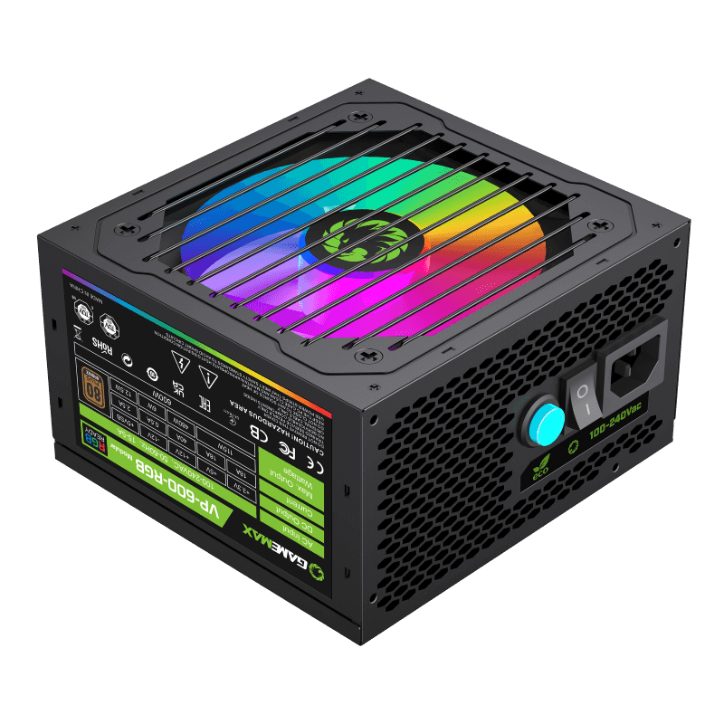 fuente-atx-gamemax-vp-600-rgb-m-600w-80plus-eco