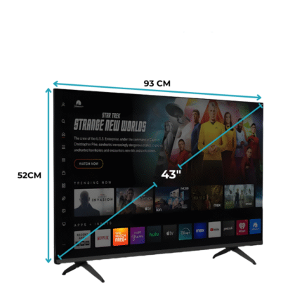 TELEVISOR LED GLOBAL SMART TV 43" TV-SMART-43IFHD