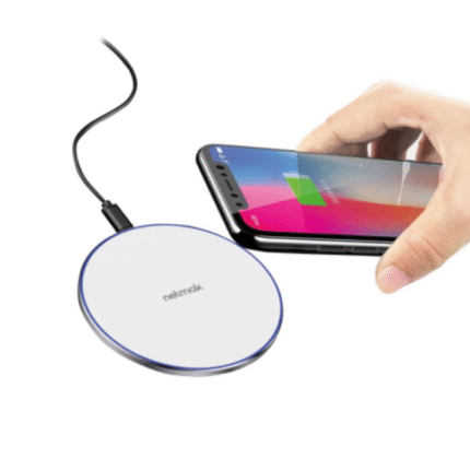 CARGADOR INALAMBRICO NETMAK NM-BC16 BLANCO 15W