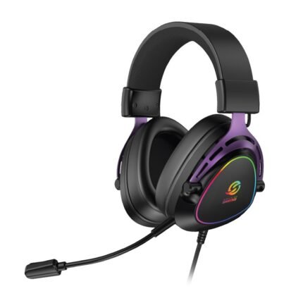 Auricular Solarmax GHS59V Negro y violeta RGB