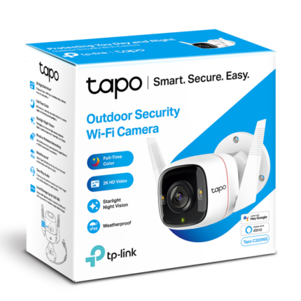 Cámara IP TP-Link Tapo C320WS WIFI/2K/FULLTIMECOLOR