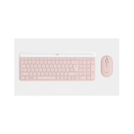 Combo Logitech MK470 Slim Rosa (mouse y teclado inalámbricos)