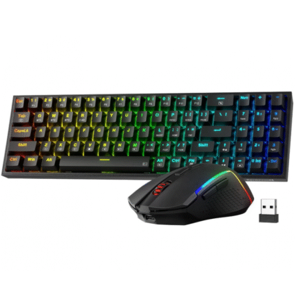 Combo Redragon S-136 RGB (mouse y teclado inalámbricos)