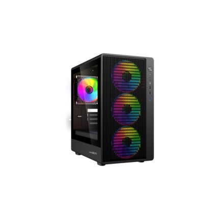 Gabinete Sentey Backfire 4* FAN Negro