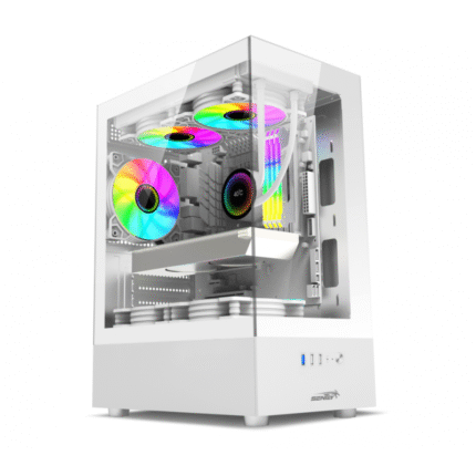 Gabinete Sentey H10 5* FAN Blanco
