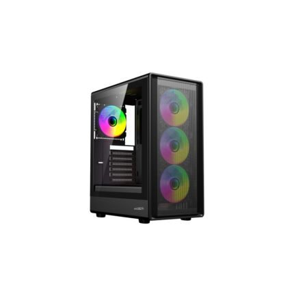 Gabinete Sentey Strega 4* FAN Negro