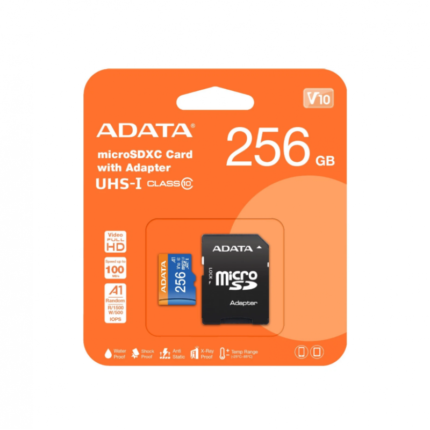 Micro SD Adata 2 en 1 clase 10 256gb