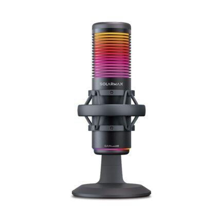 Micrófono para streaming Solarmax LSM98B RGB