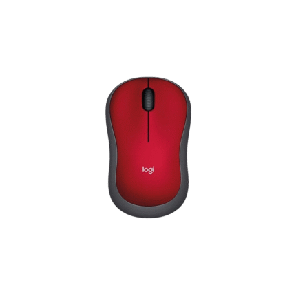 Mouse inalámbrico Logitech M185 Rojo