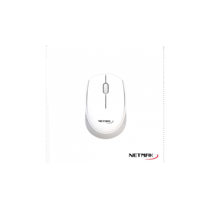 Mouse inalámbrico Netmak Edge NM-M680 Blanco