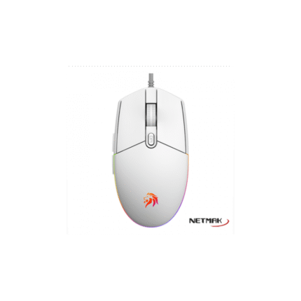Mouse Netmak NM-EXPERT-W RGB Blanco