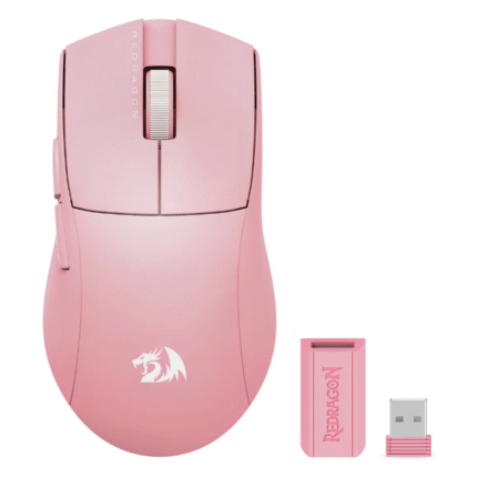 Mouse inalámbrico Redragon K1NKPRO M916P-PRO-1K Rosado