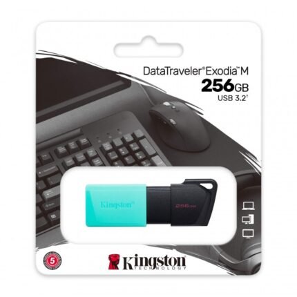 Pendrive Kingston DTXM Exodia Negro y verde 256gb