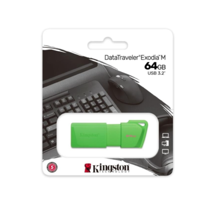 Pendrive Kingston DTXM Exodia Verde neon 64gb