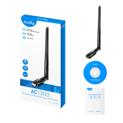 Placa de red USB Cudy WU1400 AC1300