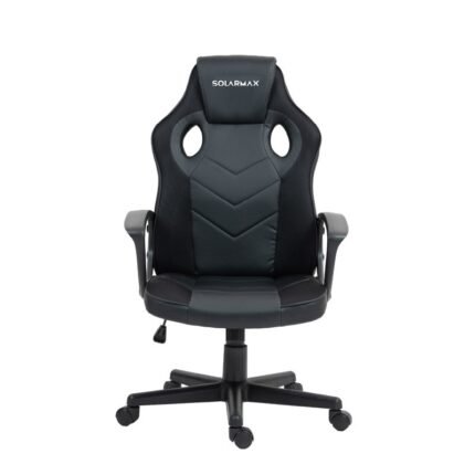Silla gamer Solarmax SXGC-6001-BK Negra