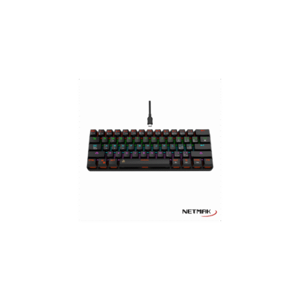 Teclado mecánico Netmak NM-DOMINATE RGB 60%