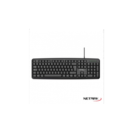 Teclado Netmak NM-KB586U Negro