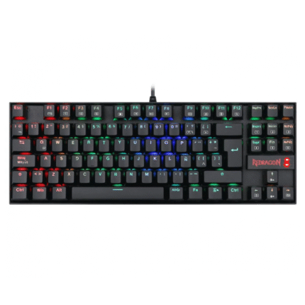 Teclado mecánico Redragon Kumara K552 RGB 80% Negro