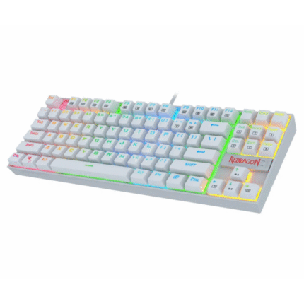 Teclado mecánico Redragon Kumara K552 RGB 80% Blanco