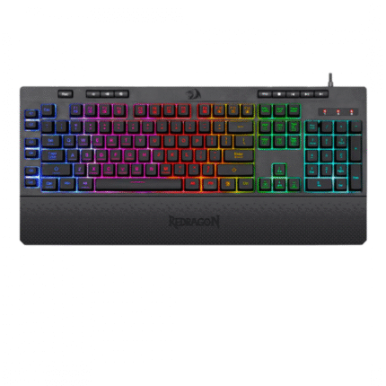 Teclado mecánico Redragon Shiva K12W RGB Negro