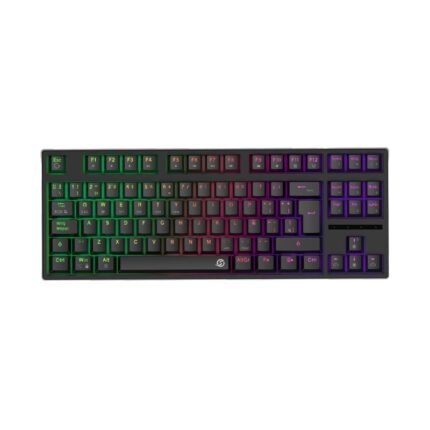 Teclado inalámbrico mecánico Solarmax GMKB88RB USB/Bluetooth/WIFI RGB 80% Negro