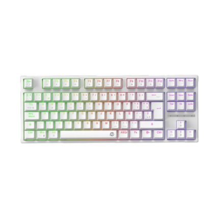 Teclado inalámbrico Solarmax GMKB88RW Blanco RGB 80%