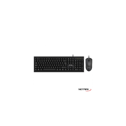 Combo Netmak NM-KB340 Negro (mouse y teclado)