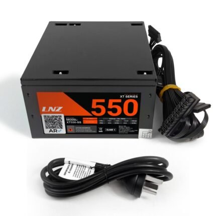 Fuente LNZ XT550-SS 550w Cables largos/color negro