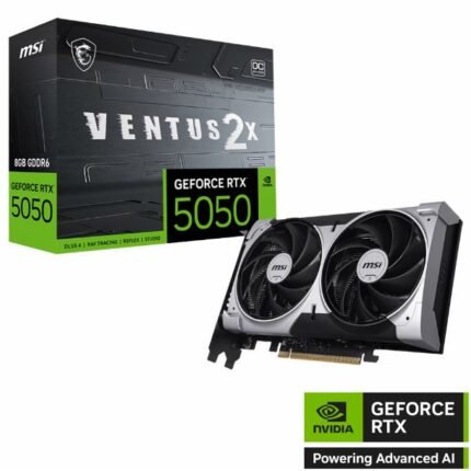 Placa de video 8GB RTX 5050 MSI VENTUS 2X OC