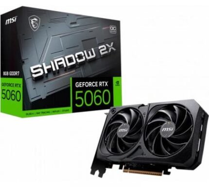 Placa de video 8GB RTX 5060 MSI SHADOW 2X OC