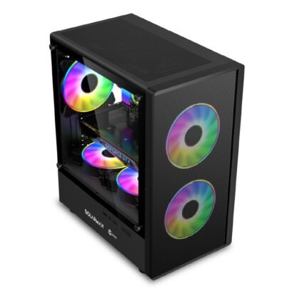Gabinete Solarmax CM-B6201 Negro 3* FAN