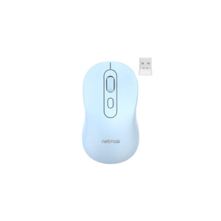 Mouse inalámbrico Netmak NM-M640B Azul
