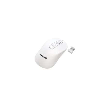 Mouse inalámbrico Netmak NM-M640W Blanco