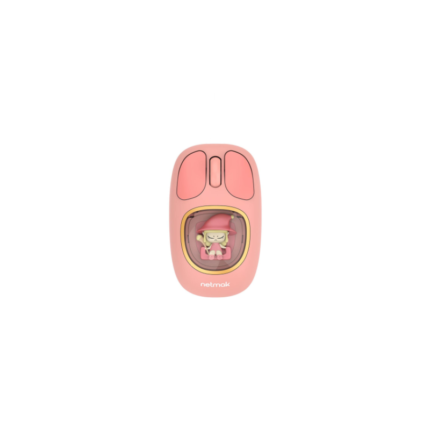 Mouse Kids inalámbrico Netmak NM-MK01P Rosa